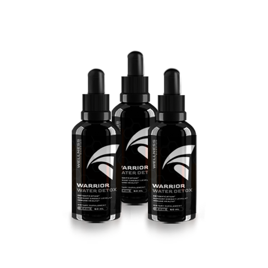 3 Bottles of Warrior Water